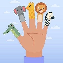 Співаночка Колиханочка - П'ять пальчиків